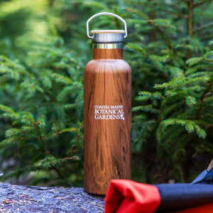 GARDENS TEAK-PATTERNED WATER BOTTLE